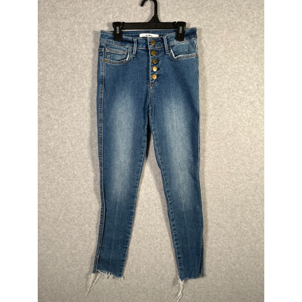 Sam Edelman The Stiletto Skinny Ankle Jeans Womens 25 Blue Denim High Rise